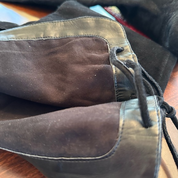 SAM EDELMAN KAYLA OVER THE KNEE SUEDE BLACK HILL SIZE 8 - Picture 7 of 16